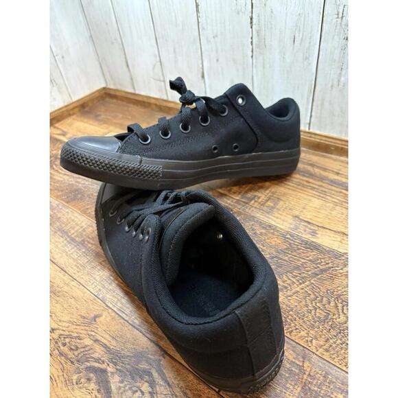 Converse High Street Line All Black Men's 7.5 New - Picture 3 of 7